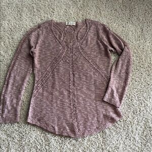 Purple Knit Sweater